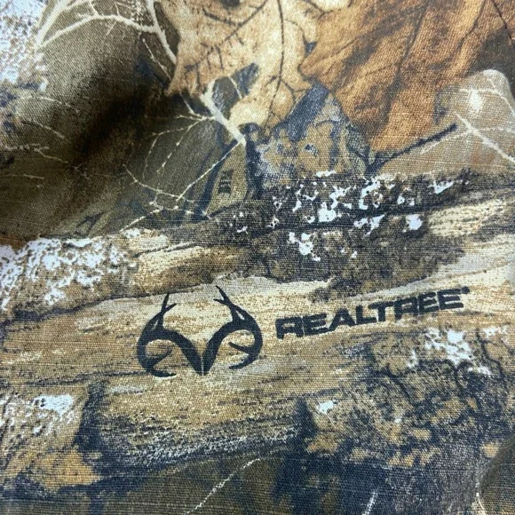 Vintage Rustic Ridge Hunting Pants Sz S Brown Realtree Camo Camping Outdoor - Picture 9 of 10